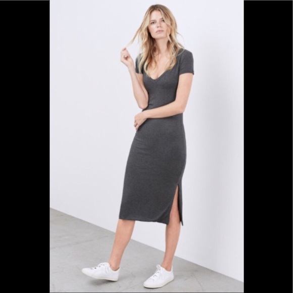 Amour Vert Dresses & Skirts - NWT Amour Vert charcoal Miley dress